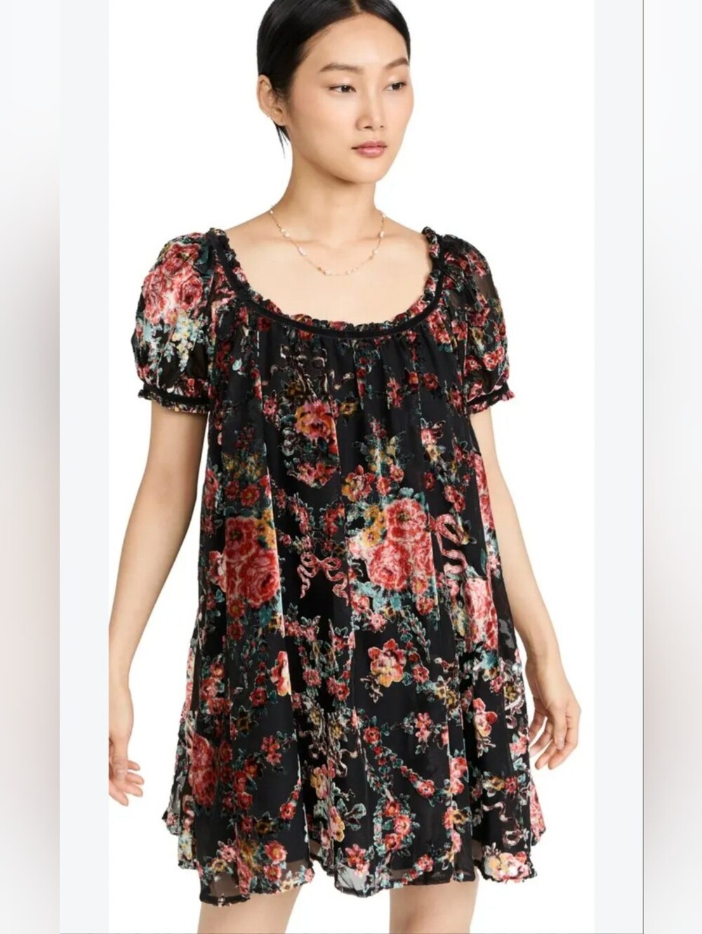 Free People NEW Beautiful Blooms Mini Dress XS